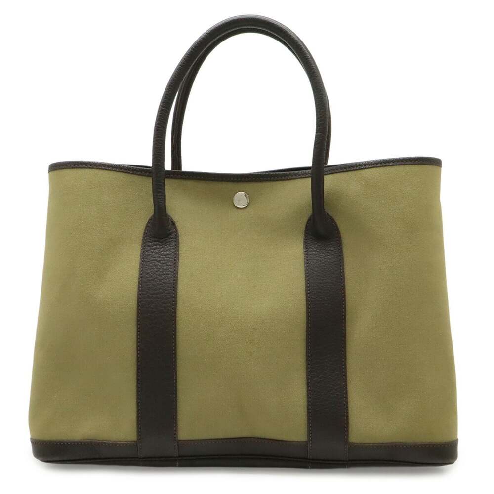 Hermes Garden Party Tote Toile And #266890H19B